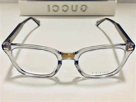 gucci gold frames glasses|gucci clear and gold glasses.